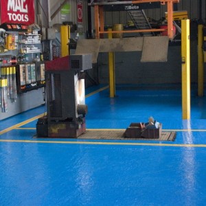 Floor coated with Conseal Primer, then 2 x coats of Conseal LSC